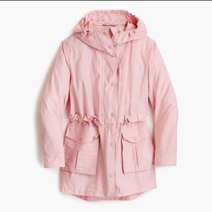 J.crew perfect lightweight rain jacket - xs